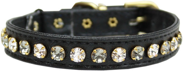 Deluxe Cat Collar Black Size 10